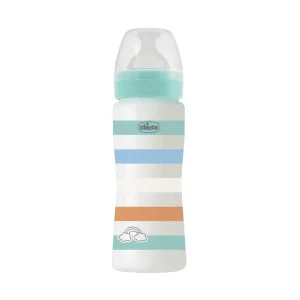Biberón Chicco Well-Being 330ml 4M+ Verde – 14933