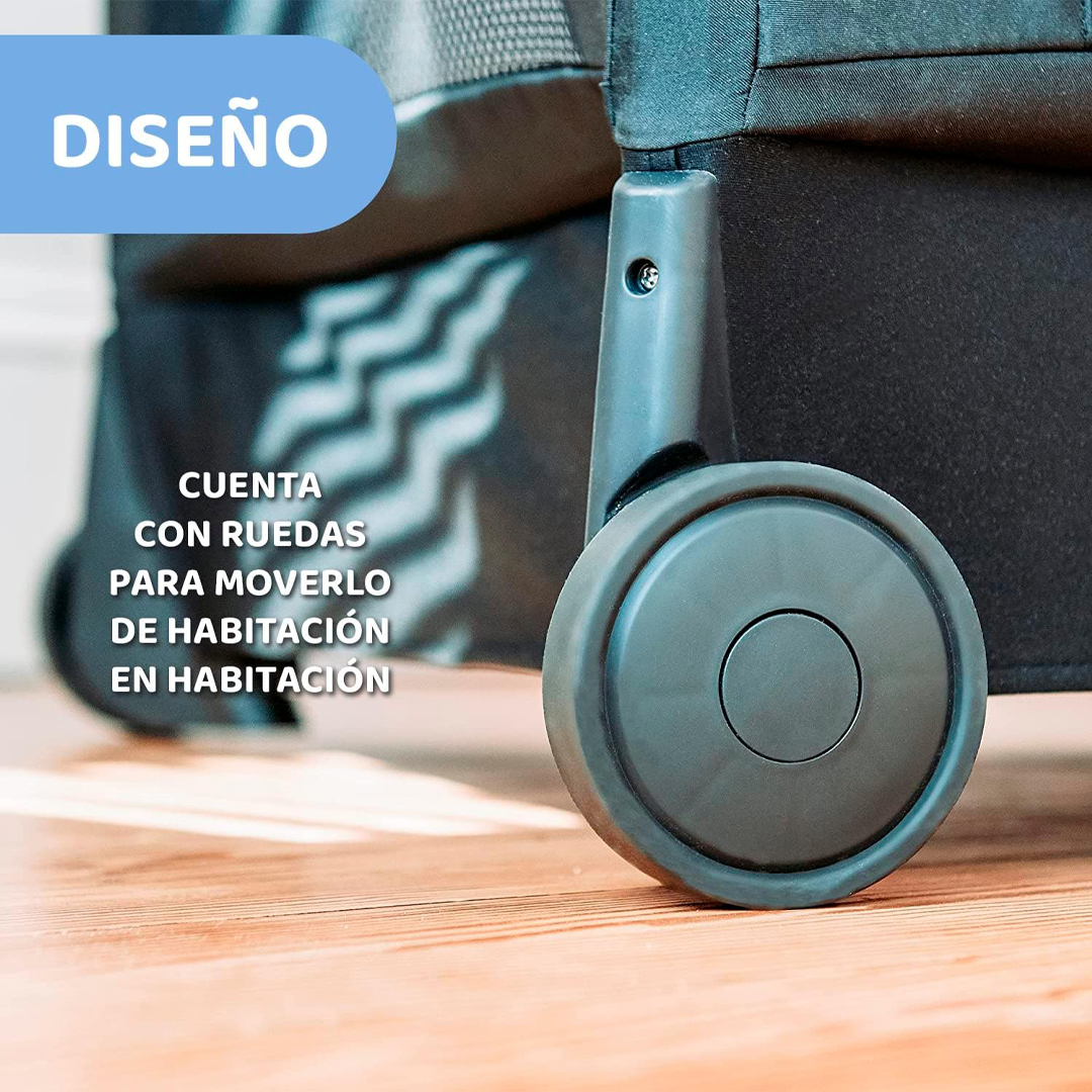 Chicco Cuna Corral Lullaby Zip Driftwood – 5621 - Imagen 5