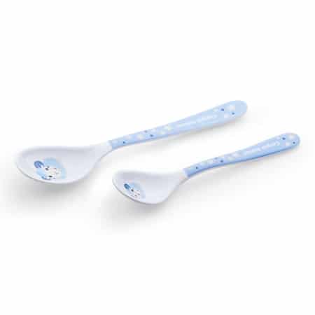 Cucharas de melamina (2 ud.) Bunny&Company – Ovejita AZUL