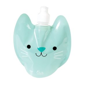 Botella agua plegable Cookie the Cat