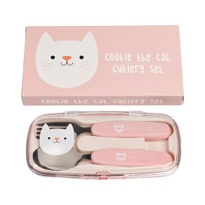 Set de Cubiertos Infantiles Cookie The Cat
